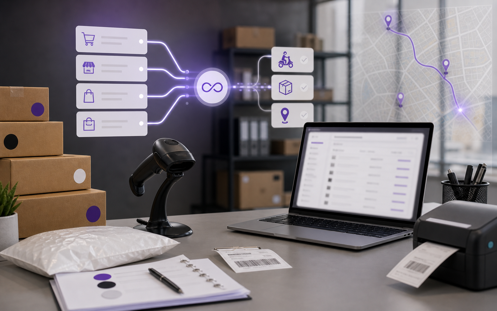 Como integrar pedidos de marketplace com operação local